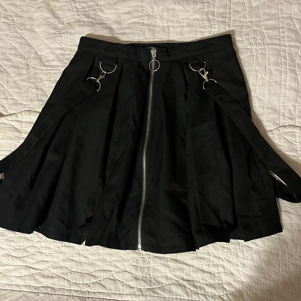 Hot Topic Black Skater Mini Skirt